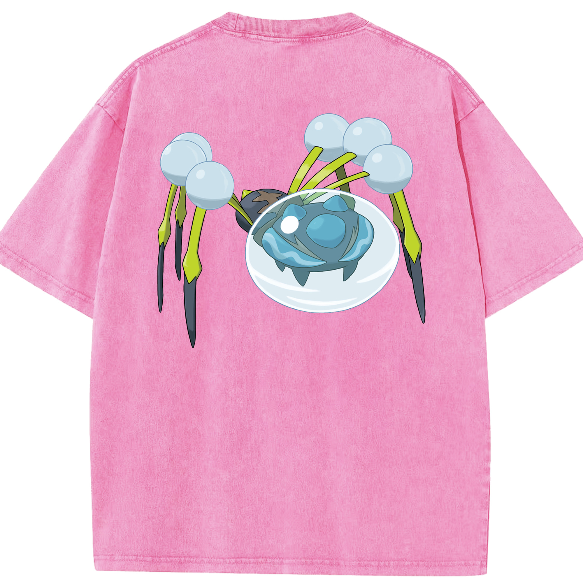 （画像用） ポケットモンスター Pokémon 綿100% ヴィンテージ風 半袖Tシャツ（背面プリント）